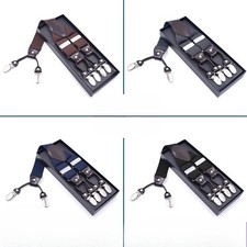 New 6 Clips Suspenders Adjustable Elastic Y-Shaped Men's Braces Heavy Duty Boxed