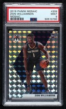 2019-20 Panini Mosaic Rookies Silver Prizm Zion Williamson #209 PSA 9 MINT ow1