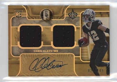 2022 Gold Standard Jersey Double Prime 21/49 Chris Olave Rookie Auto RC 16wc