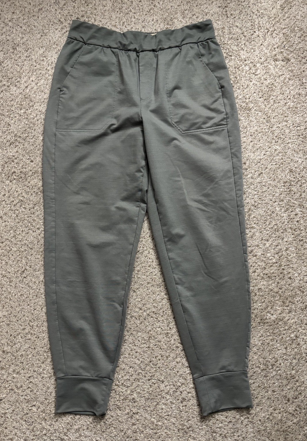 REI Co-op Pants Mens Size Medium (32x28) Green Gray Joggers Slim Casual Comfort