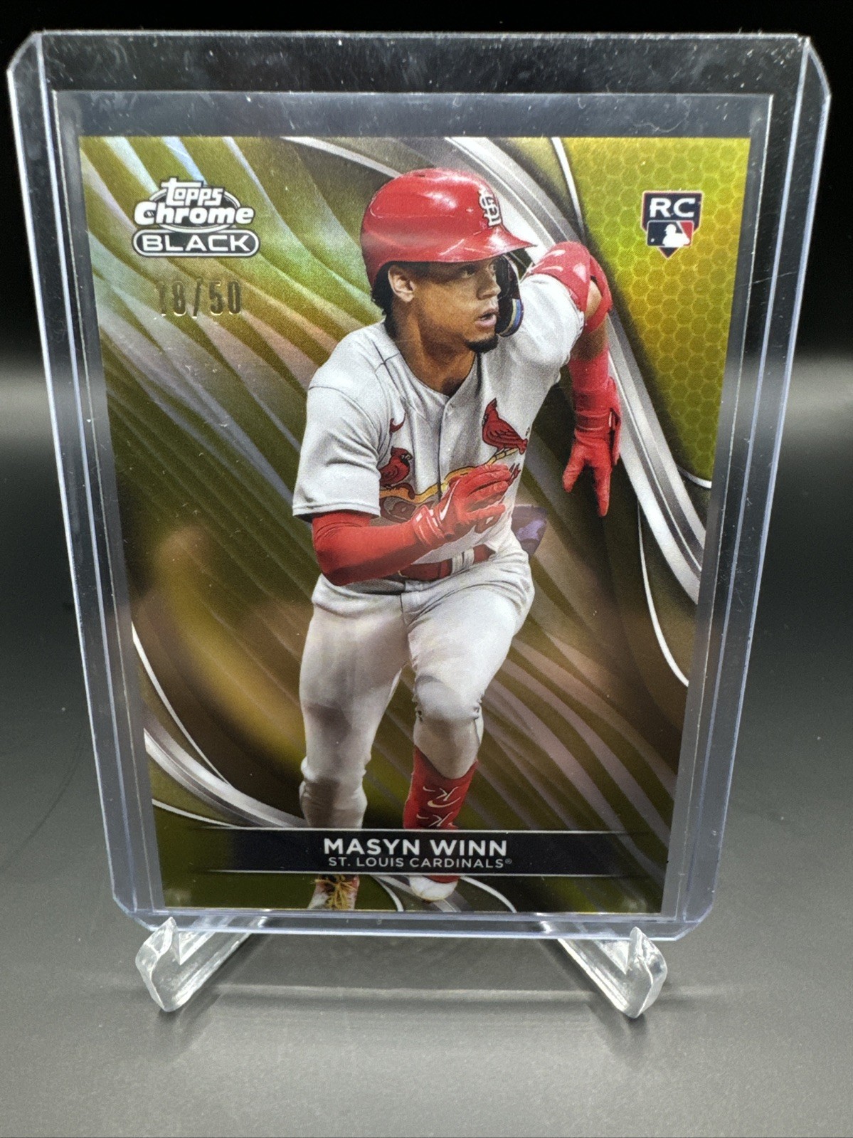 2024 Topps Chrome Black Masyn Winn Gold /50 #46