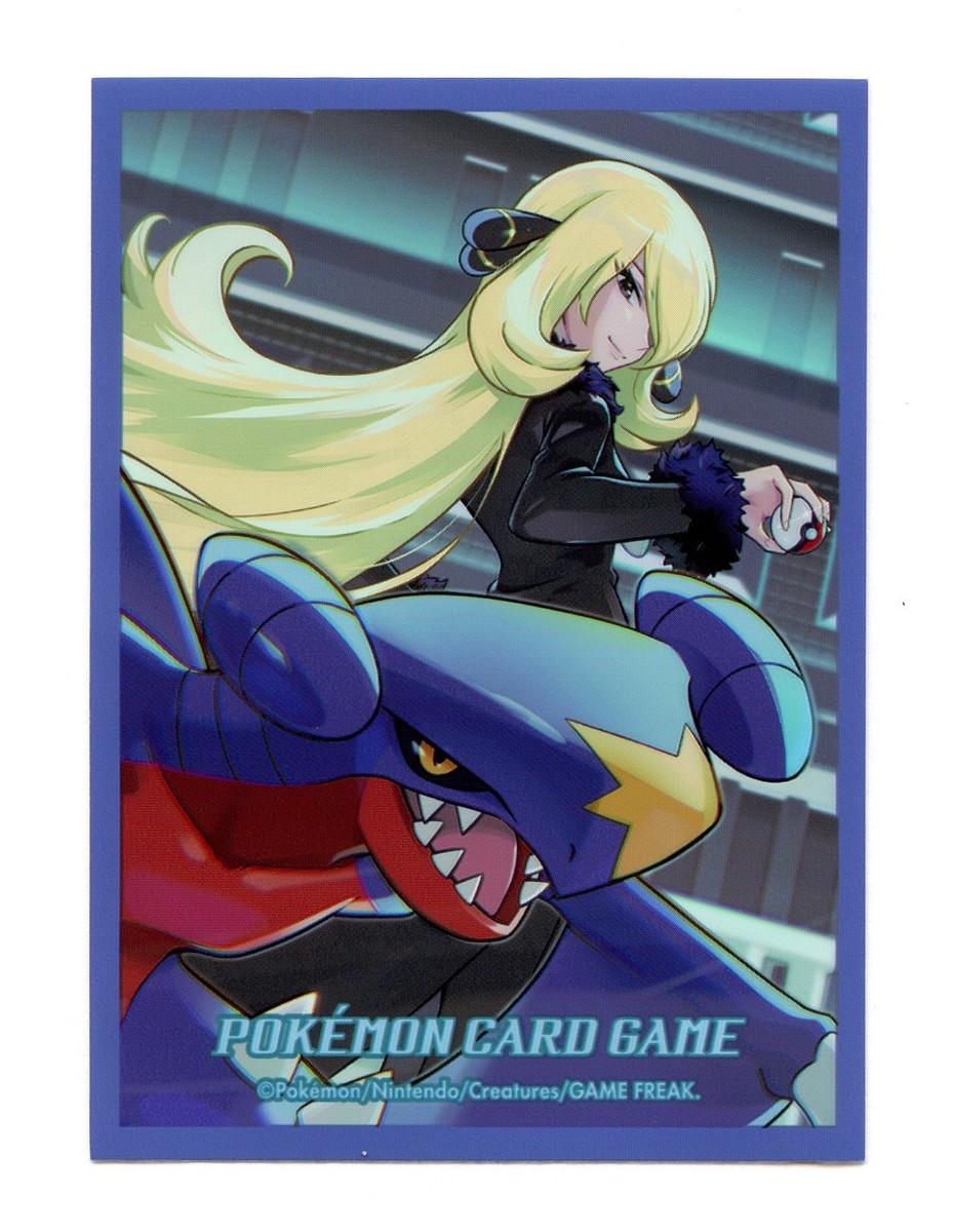 Cynthia & Garchomp Ver.2 (Blue) Individual Card Sleeve Pokemon Japan  Original