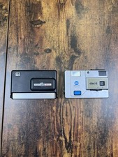Lot Of 2 Vintage Disc Film Cameras Untested Kodak And Minolta