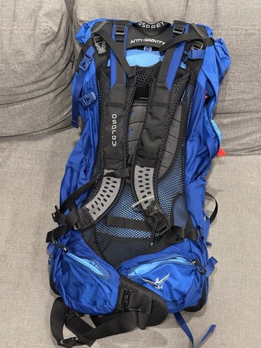 Neu mit Etikett - Osprey Aether AG 60 Herren Backpacking Rucksack - Orange Größe L - Bild 2 von 4