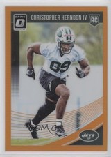 2018 Donruss Optic Rookies Orange Prizm 70/199 Chris Herndon IV Christopher 1s8