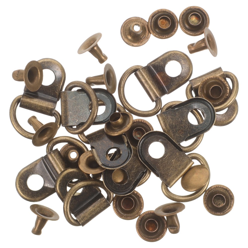 APL Kit riparazione occhielli stivali ganci lacci metallo 20 pezzi lega con accessori serratura