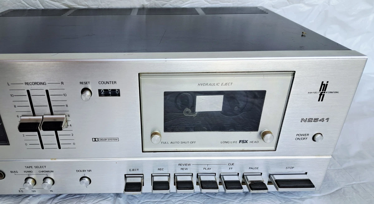 REPRODUCTOR DE CASETES PHILIPS N2541 EN FUNCIONAMIENTO