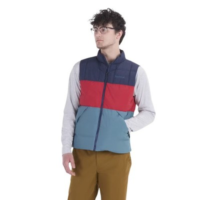Marmot Ares Vest, Arctic Navy/Team Red/Moon River, Small