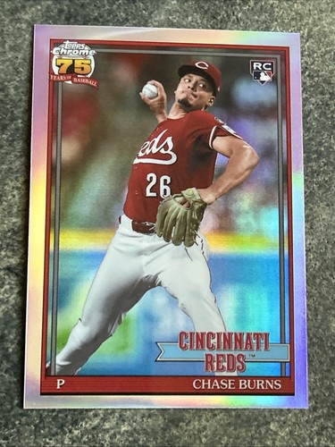 Chase Burns 2026 Topps Chrome #91CB-25 1991 Topps Chrome Baseball RC ROOKIE - Bild 1 von 2