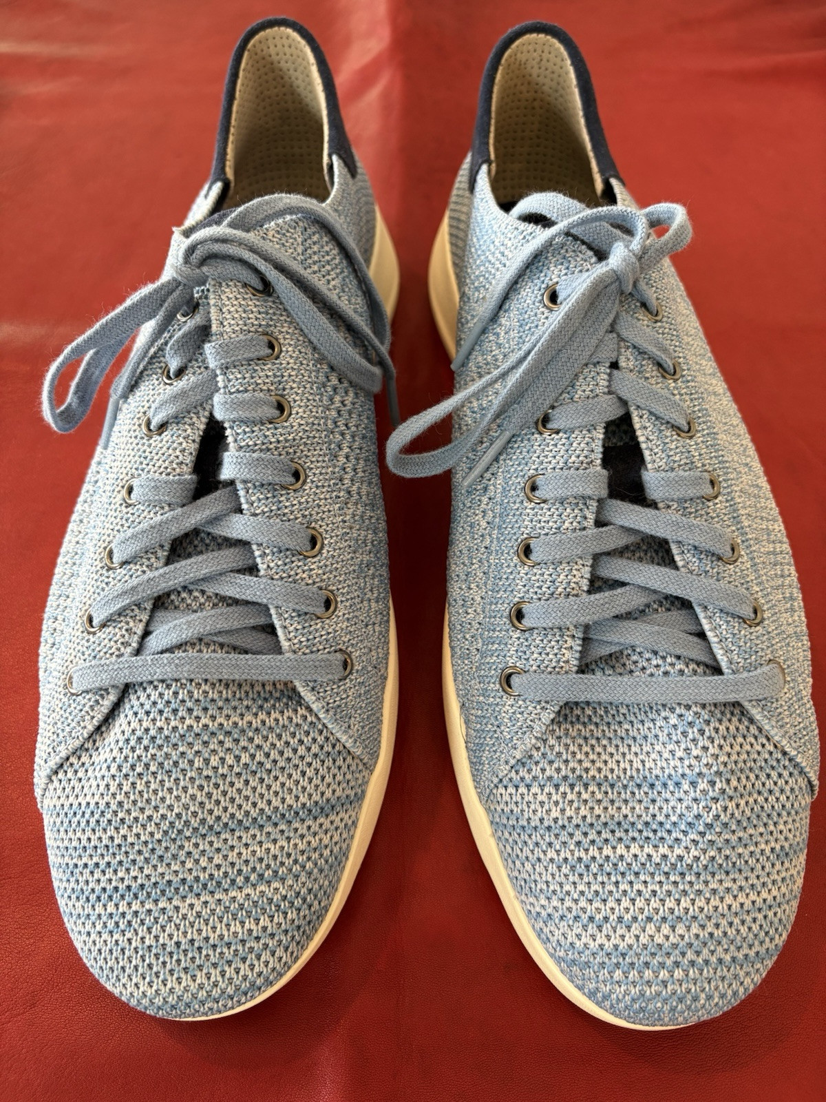 SAOLA Scarpa Oxford Colehaan blu chiaro suola morbida taglia 11 Medium