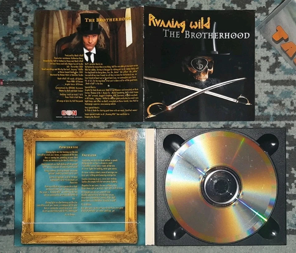 CD _ RUNNING WILD _ The Brotherhood (Limited Edition + 2 Bonustracks!) GUN/EU'02 - Bild 3 von 4