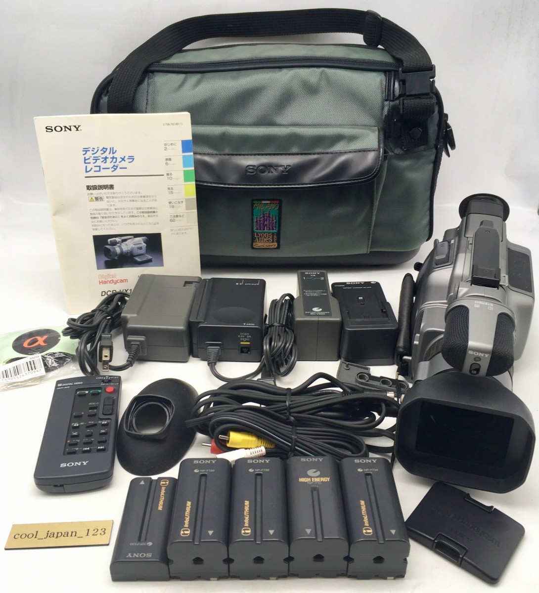 Sony DCR-VX1000 MiniDV Digital Video Camera 3CCD Carl Zeiss Tested