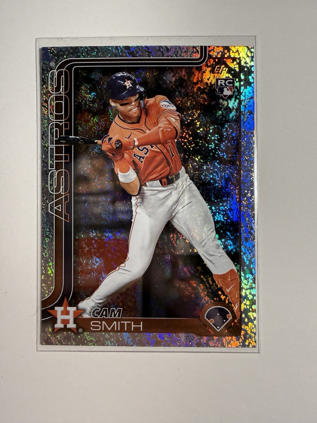 2025 Topps Update Cam Smith RC HTA Sandglitter Rookie #US298 Astros