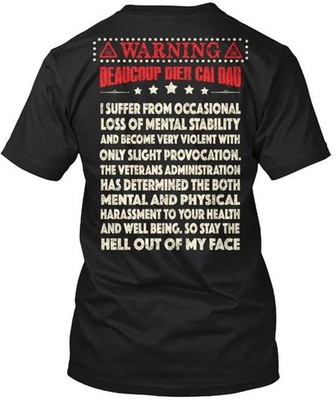 BEAUCOUP DIEN CAI DAU Tee T-Shirt Made in the USA Size S to 5XL