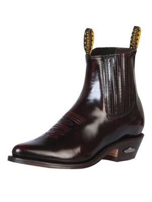 El General Chameleon Wine Western Boots Leder Stiefeletten ChameleonWine1