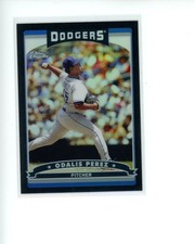 2006 Topps Chrome Black Refractor #190 Odalis Perez #d 222/549