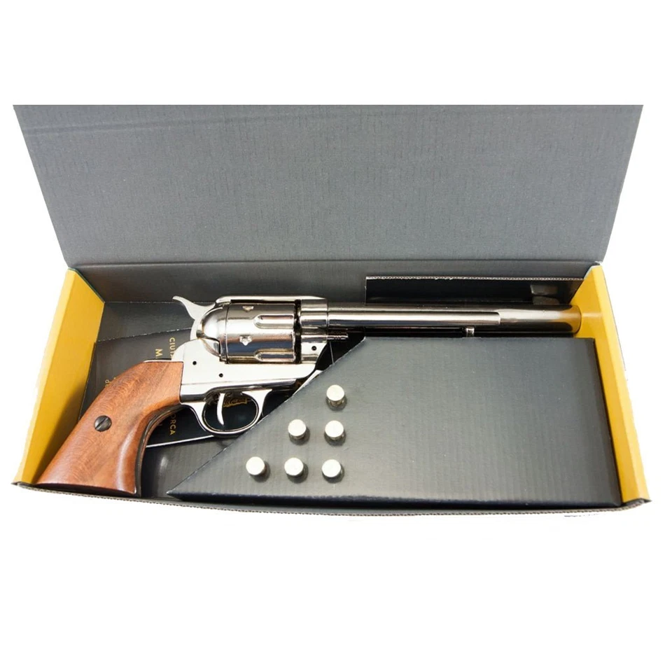 P1/1191NQ REVOLVER CAVALERIE USA 1873 + BOITE + BALLES unisexe - Photo 2/4