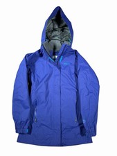 Columbia Waterproof Jacket Womens Small Blue Omni Shield Lightweight