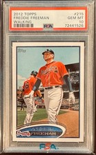 Freddie Freeman 2012 Topps #215 PSA 10
