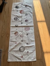 Planetary Design Table Runner Cotton Fabric