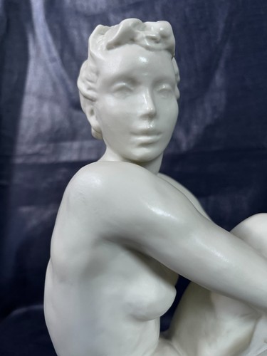 Rosenthal Porzellan Figur Akt "Am Strand" #1771 L.F.G. Porcelain Nude Figurine - Bild 6 von 21