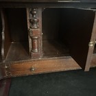 Antique Walnut Serpentine Secretary Desk Chippendale Style Bookcase — photo 5