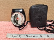 VTG DeJur Amsco Corporation Light Meter Model 40 w/Leather Case WORKS