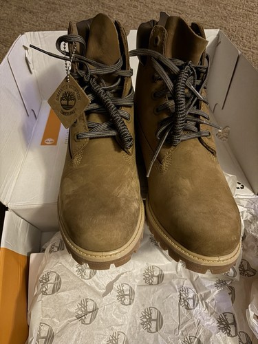 NEW Timberland Premium 6in Lace Waterproof Olive Nubuck w/ Dark Size 9 M/M