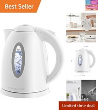 Electric Kettle, 1.7L Fast Boiling Water Heater for Coffee or Tea, BPA Free w...