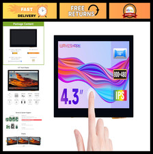 waveshare 4.3inch Capacitive Touch Display Compatible with Raspberry Pi 5/4B/3B 