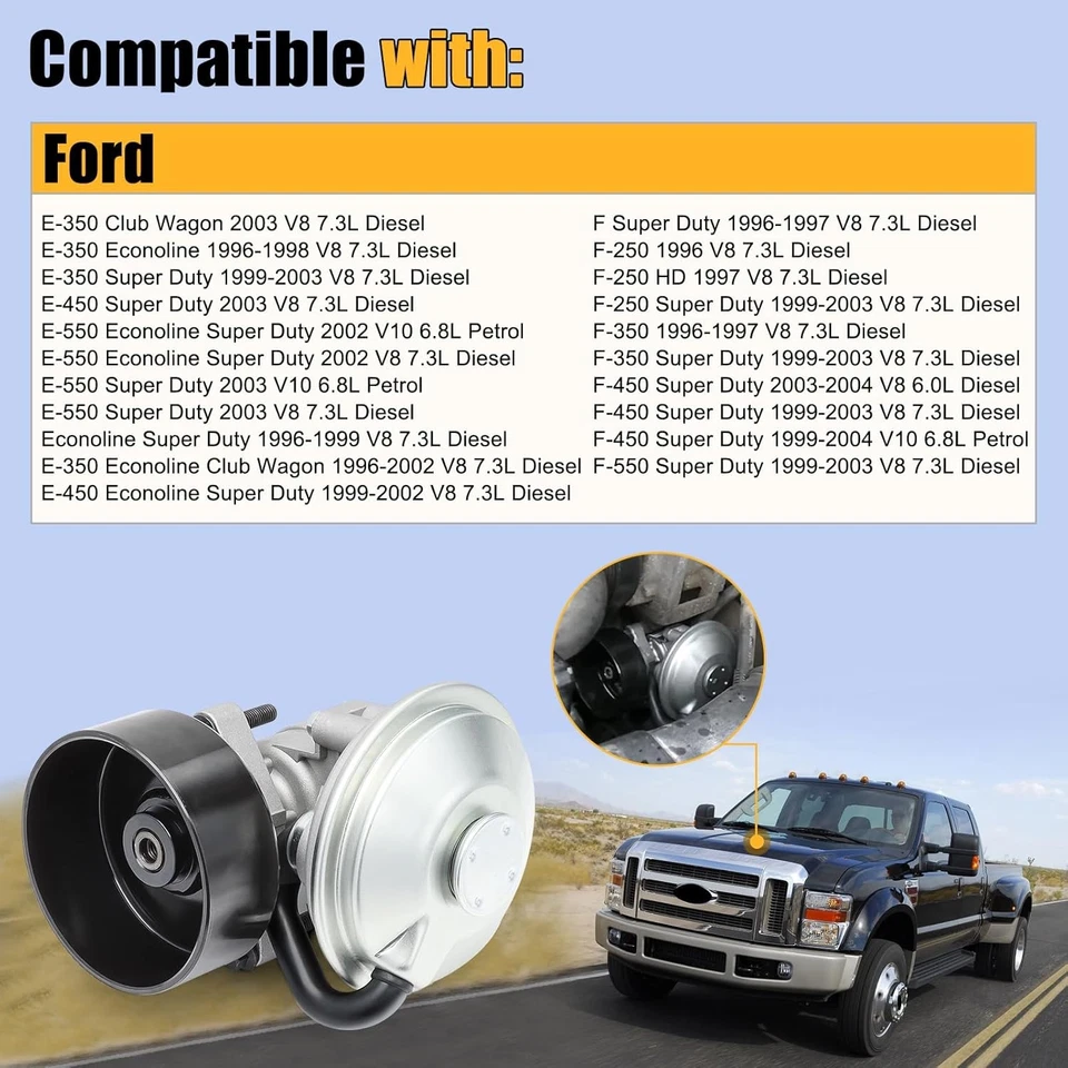 Новый вакуумный насос 904-805 для Ford F-250 F-350 F-450 F-550 Super Duty 7,3 л дизель - Изображение 2 из 4