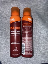 TWIN PACK MANDO Whole Body Deodorant 3.6oz/EA Bourbon Leather Scent
