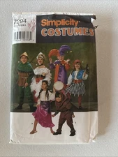 Simplicity Costumes Pattern 7294 - Child’s SML Costumes for all Occasions - New!