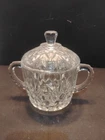 Vintage Anchor Hocking Sugar Bowl In The "Pineapple" Pattern
