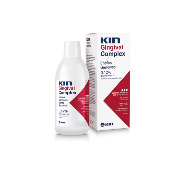 KIN Gingival Complex, collutorio con clorexidina, 500 ml - Immagine 4