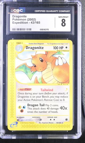 Dragonite graded CGC 8 for sale on eBay