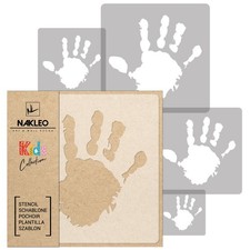 KIDS Reusable Plastic Stencils 5 pcs // HAND
