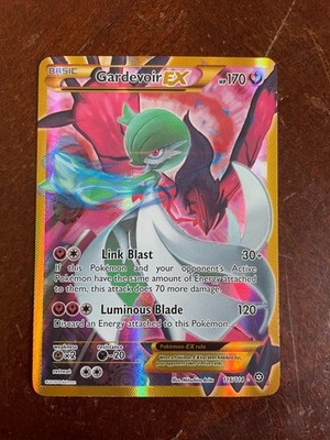 Gardevoir EX 116/114 Steam Siege Full Art Secret Rare Gold Border