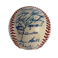 Minnesota Twins 1960s Alumni Team Autographed Signed Baseball Baseball Amco Loa