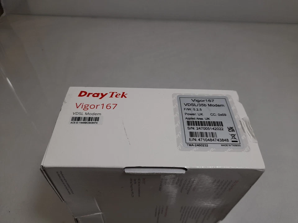 DrayTek Vigor 167 ADSL2+/VDSL2 Modem - Image 4 of 4