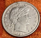 1894-S Barber Half Dollar XF-AU
