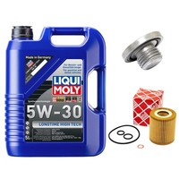 MotoröL Filter Set 5W-30 5 Liter + ÖLablassschraube FüR BMW 3Er 318I 316I E46