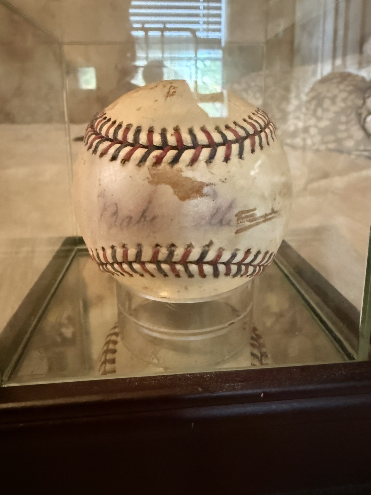 Babe Ruth Home Run Special Spalding  Rare signed