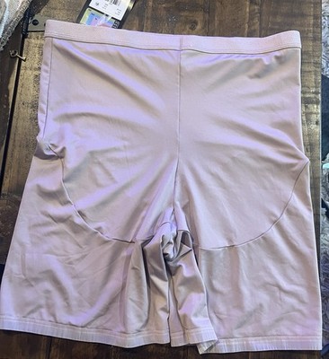 Maidenform XL Shapewear Seamless Smoothing Light Shaping Shorts Evening Blush