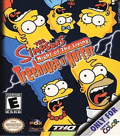 Simpsons: Night of the Living Treehouse of Horror (Nintendo Game Boy Color, 2001)