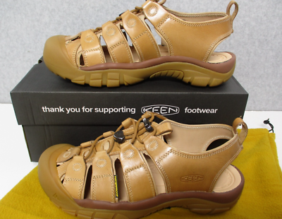 Keen Newport Crafted Natural Tan Brown Waterproof Leather  display picture 3