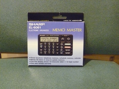 Organizador eléctrico Sharp EL-6061 probado funciona - Imagen 1 de 2