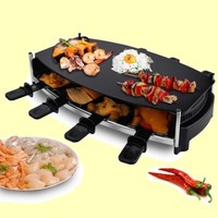 Raclette Wallis FüR 8 Personen Mit Glas Keramik Platte Syntrox