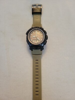 Casio Pro Trek Men's Analog Digital Watch Khaki / Black 5214 PRW