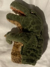 Folkmanis Crocodile Stage Hand Puppet Green Gator Little Alligator
